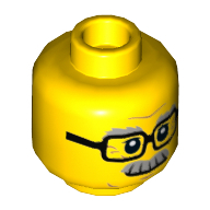 Lego hlava, žlutá (6153321)